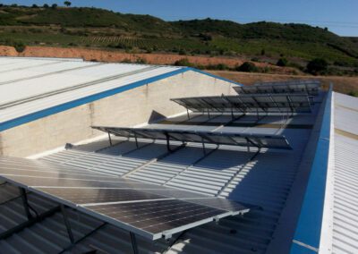Entrepot toit photovoltaique