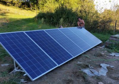 Installation panneaux solaires